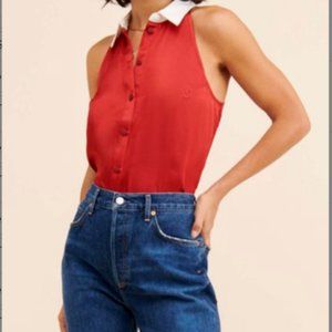 ANTHROPOLOGIE Corey Lynn Calter Button Up Top